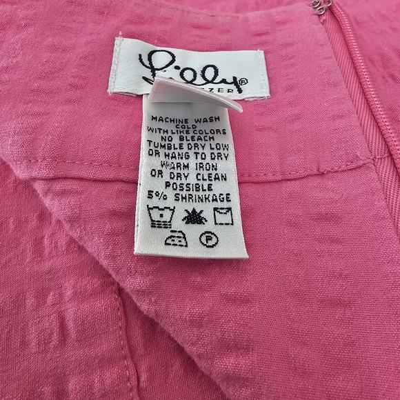 Pink Lilly Pulitzer Skorts Size 6 White Label - Picture 7 of 7